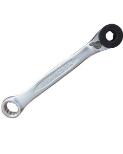 BAHCO Bit-Knarre 1/4" 6-kant mit 8 mm Ringschlüssel