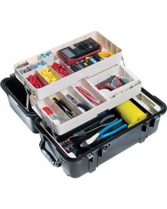 Peli Case 1460 mit Werkzeugbox-Einteiler, schwarz