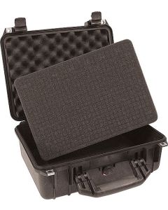 Peli Case 1450 mit Schaumstoff, schwarz