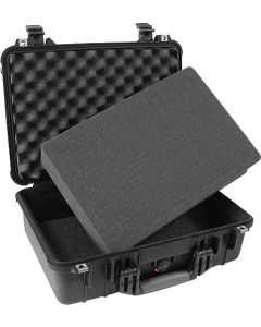 Peli Case 1500 mit Schaumstoff, schwarz