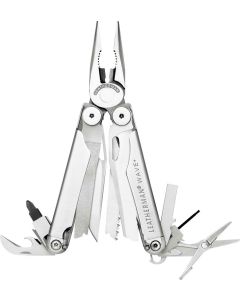 Leatherman Multitool WAVE Plus, Silver, 18 Funktionen