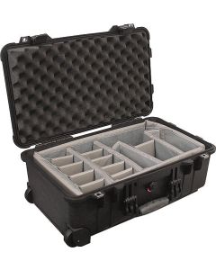 Peli Case 1510 mit Divider, schwarz