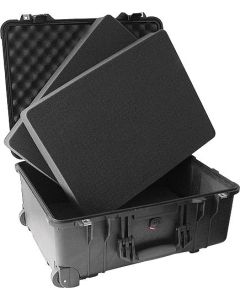 Peli Case 1560 mit Schaumstoff, schwarz